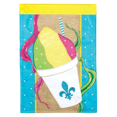 SNOWBALLS Y'ALL APPLIQUE GARDEN FLAG