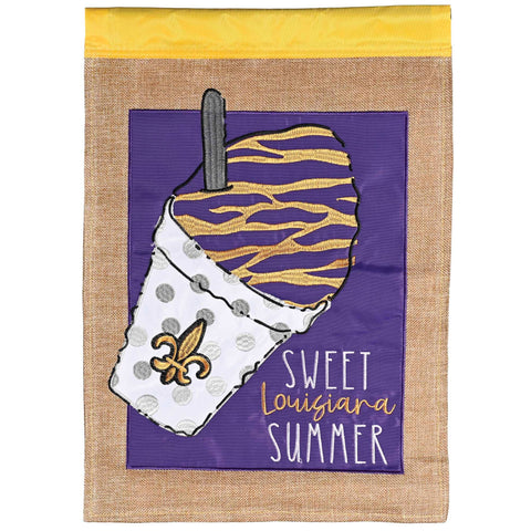 Garden Flag Snoball Sweet Louisiana Summer13x18