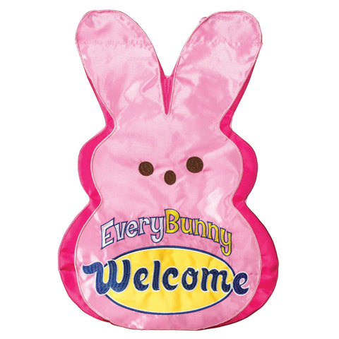 An Every Bunny Welcome Garden Flag