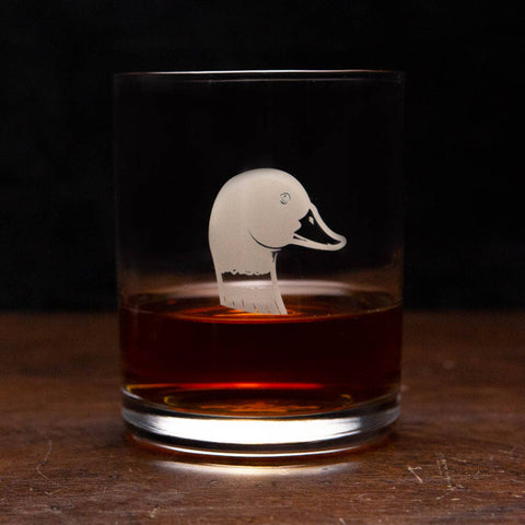 Duck Rocks Glass Gift Set   Clear   13oz