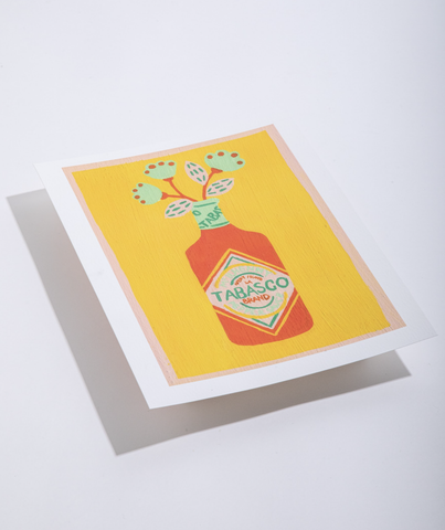 Tabasco Floral 11x14 Print