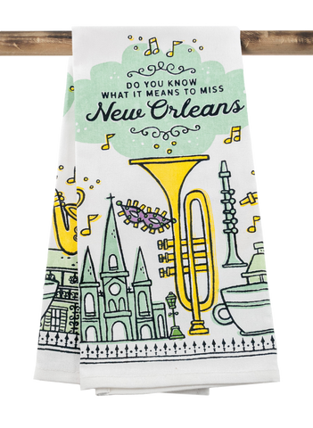 Kitchen Towel - Do You Know What It Means to Miss New Orleans