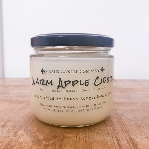 Warm Apple Cider Soy Candle