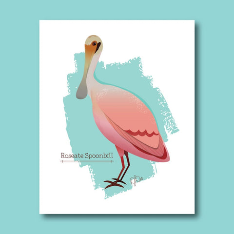 Roseate Spoonbill 8x10 Art Print
